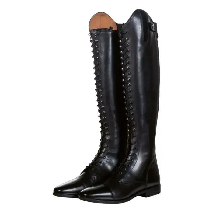 Bottes cavalières -Elegant Lace- Longues - Noir - 42 1/7