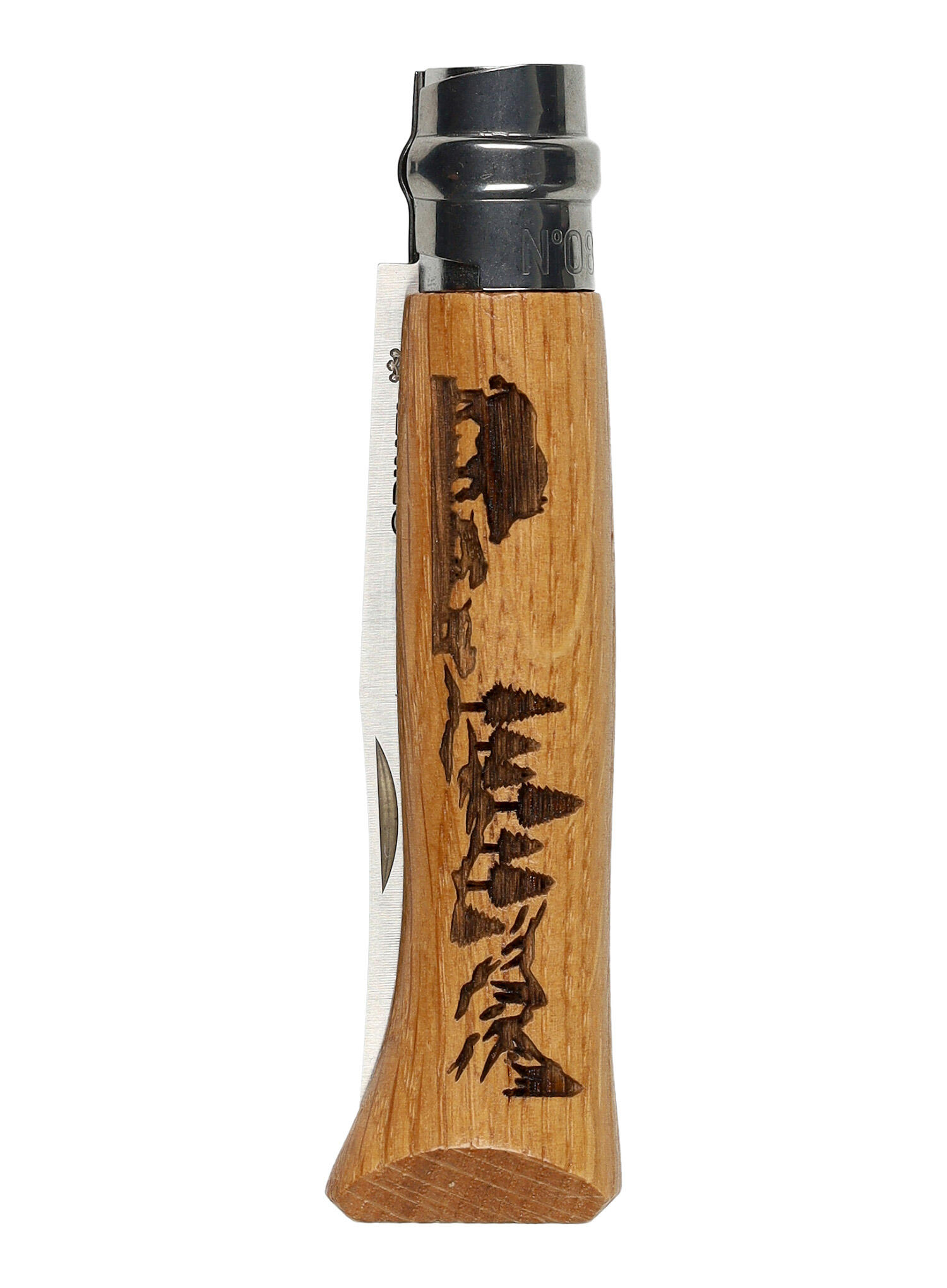 Coltello tascabile Animalia 08 motivo animale pieghevole Campeggio acciaio legno 4/6