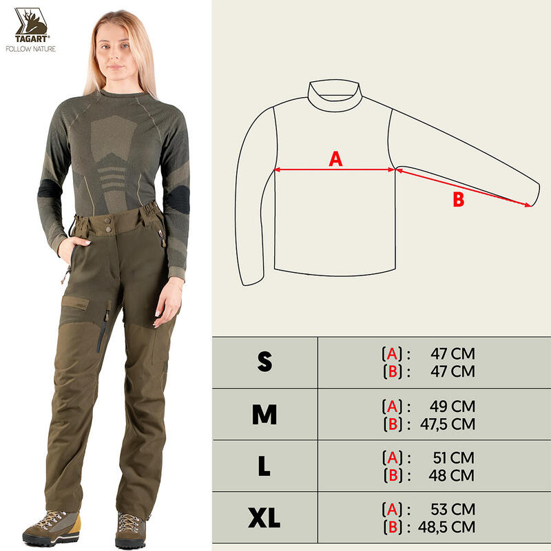 Tricou termic de teren Tagart Woodsman cu ioni de argint