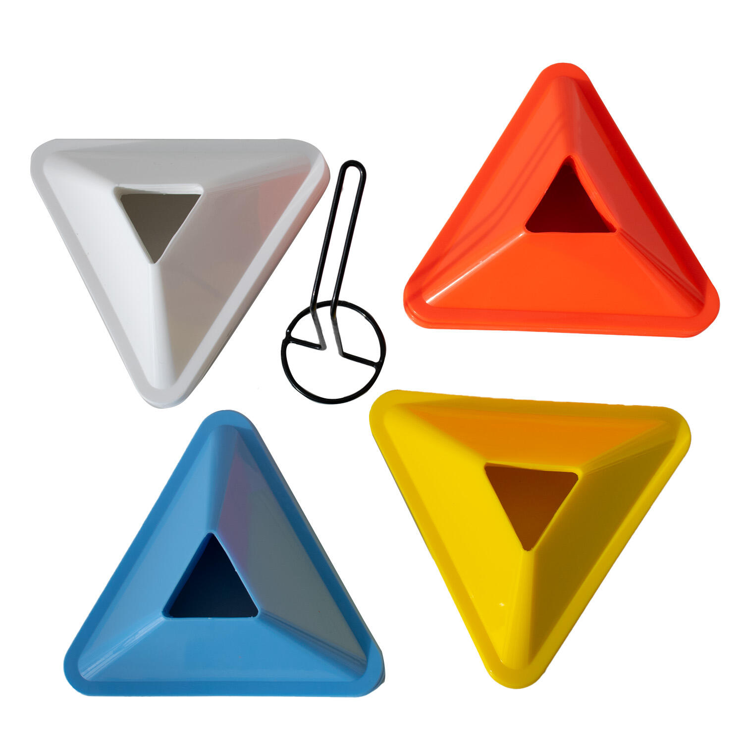 Set 40 Miniconos Zastor Trimar 4 Colores 3/4