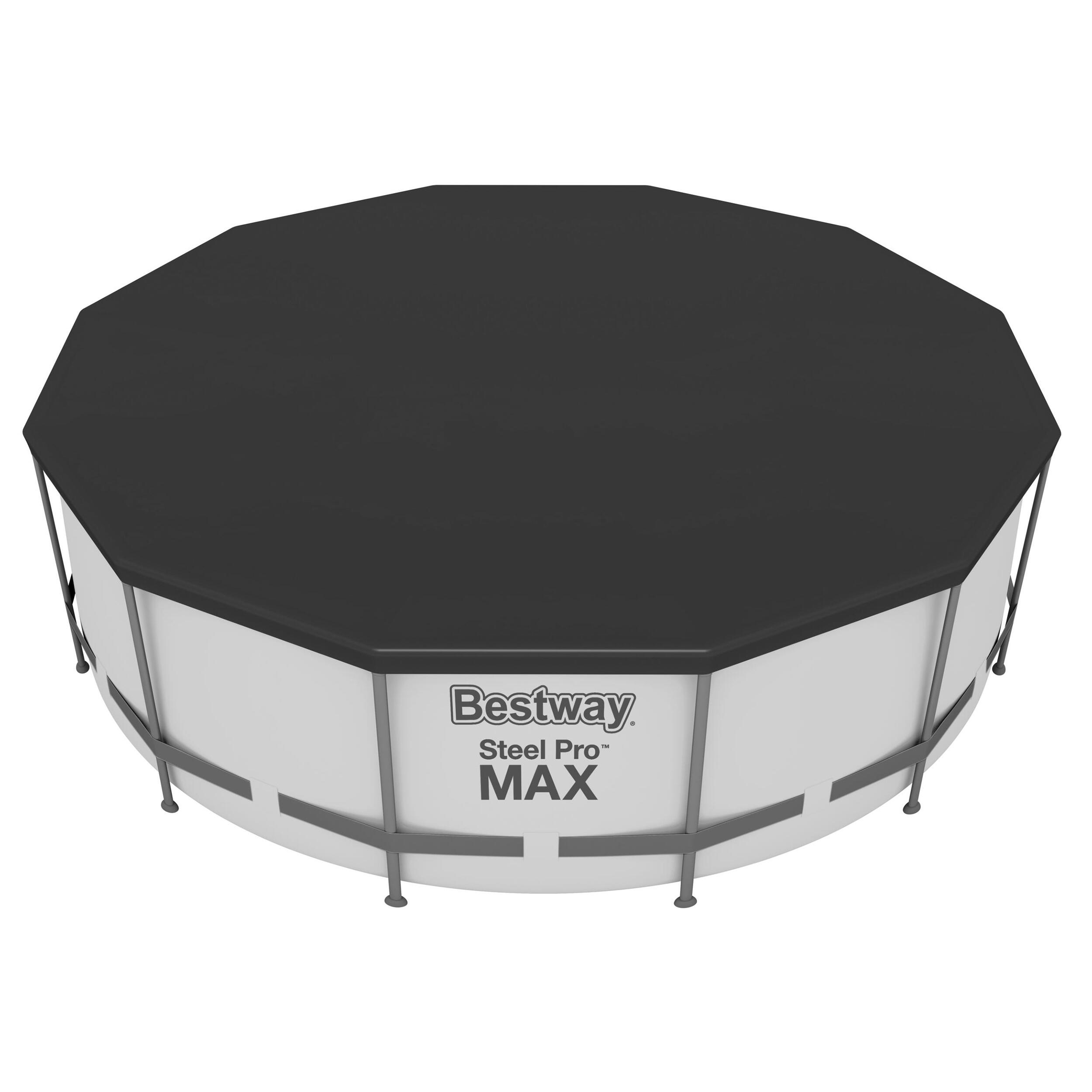 BESTWAY Erwachsene Schwimmen Pool-Abdeckung - Bestway 366 cm schwarz