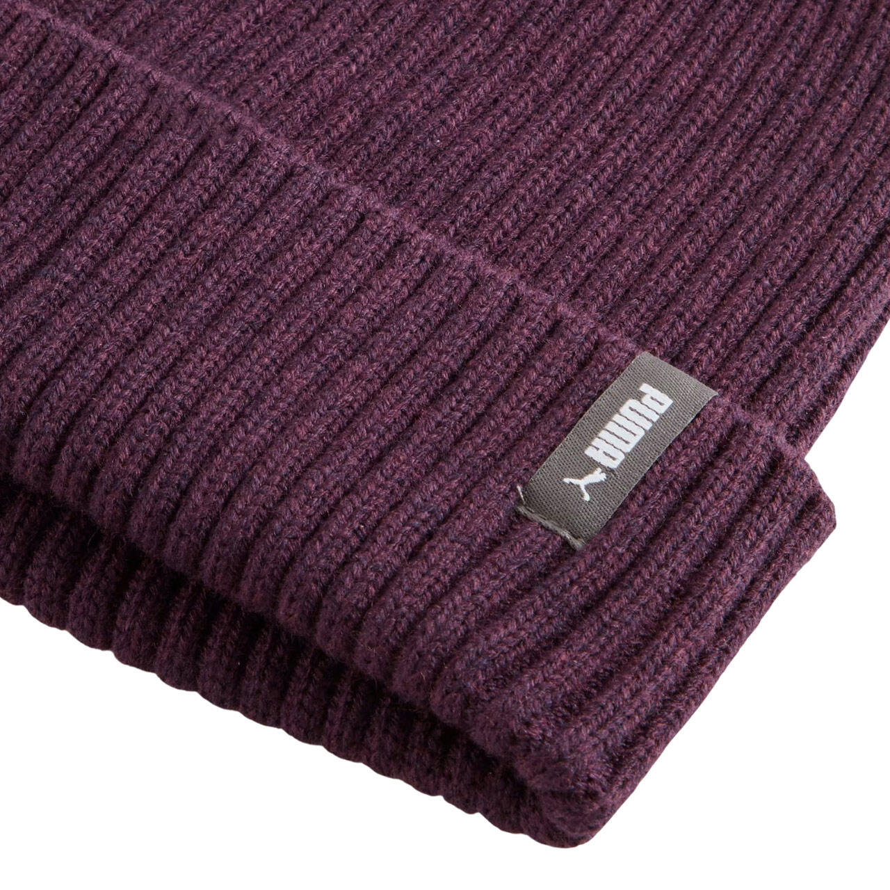 Puma beanie canalé morado talla única 3/3
