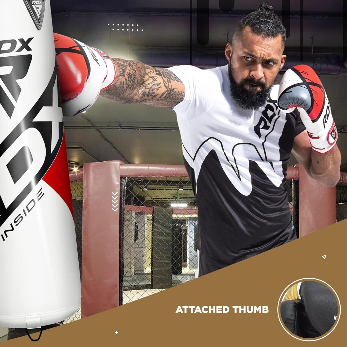 Guantoni Boxe RDX F7 Ego – Nero/Oro – 10oz 5/7
