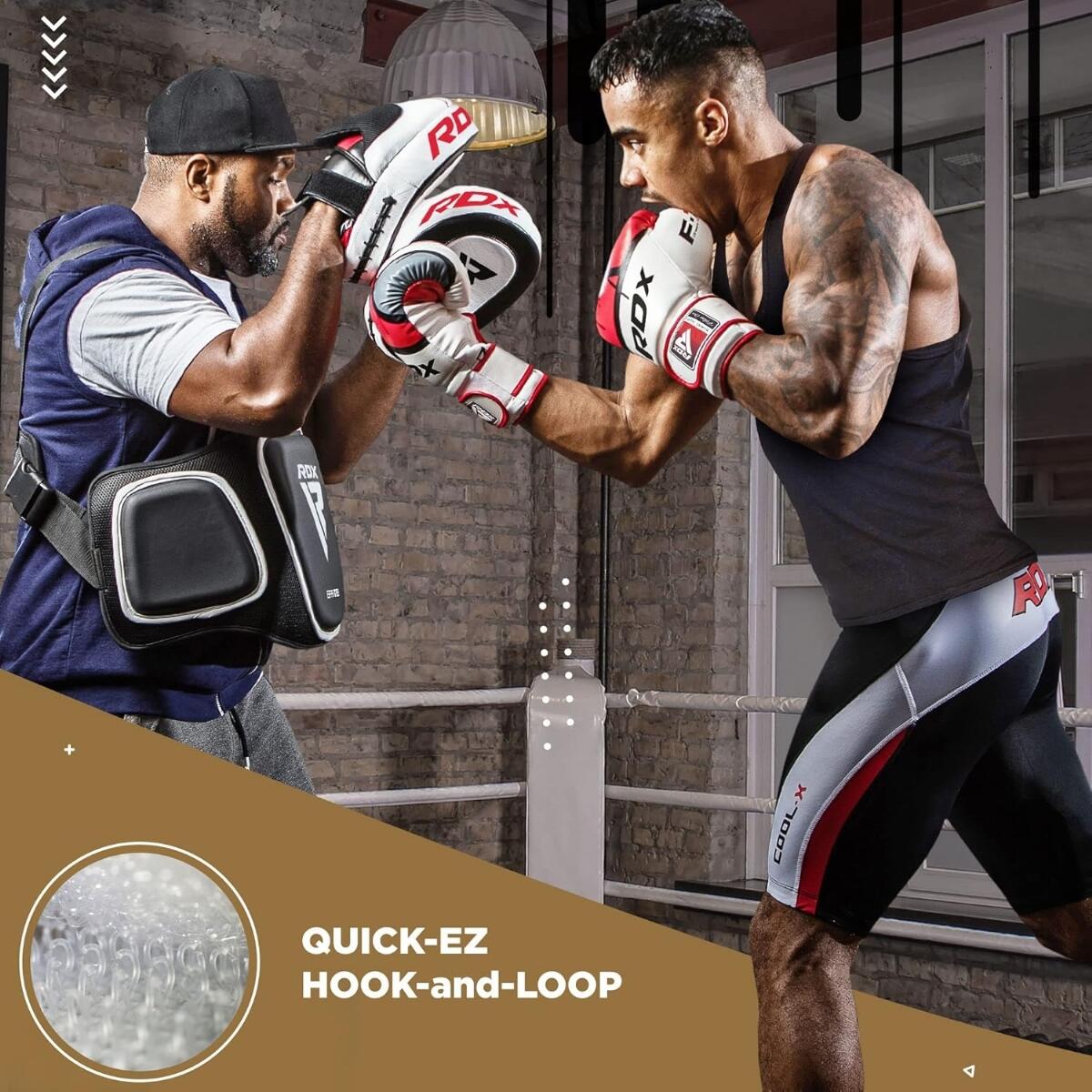 Guantoni Boxe RDX F7 Ego – Nero/Oro – 10oz 7/7