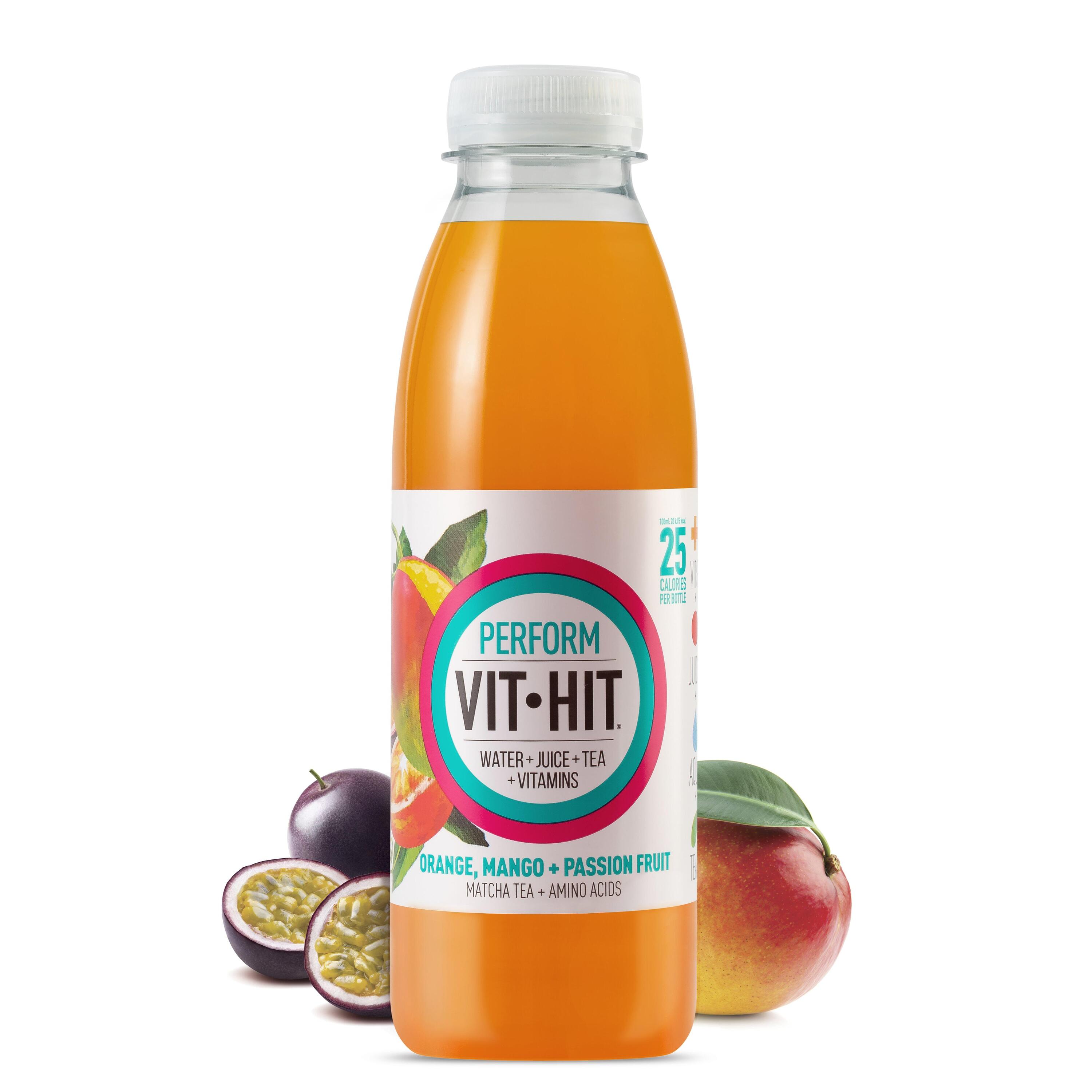 Boisson sans sucre aux vitamines mangue passion - Vithit Perform 2/4