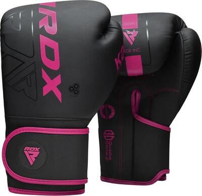 Guantoni Boxe RDX F6 Kara – Nero/Nero – 16oz