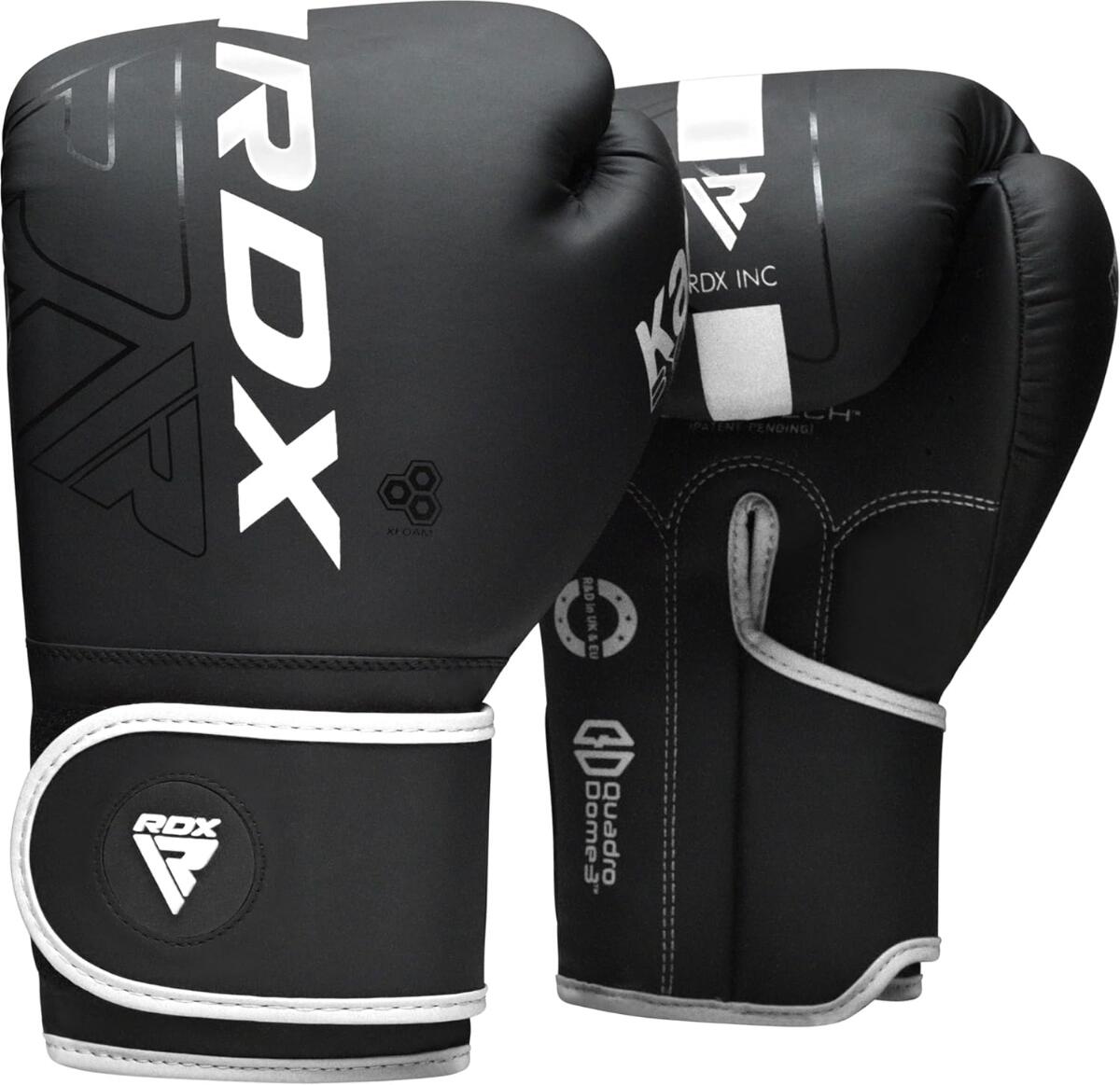Gants de boxe RDX F6 Kara – Noir/Blanc – 10oz 1/7