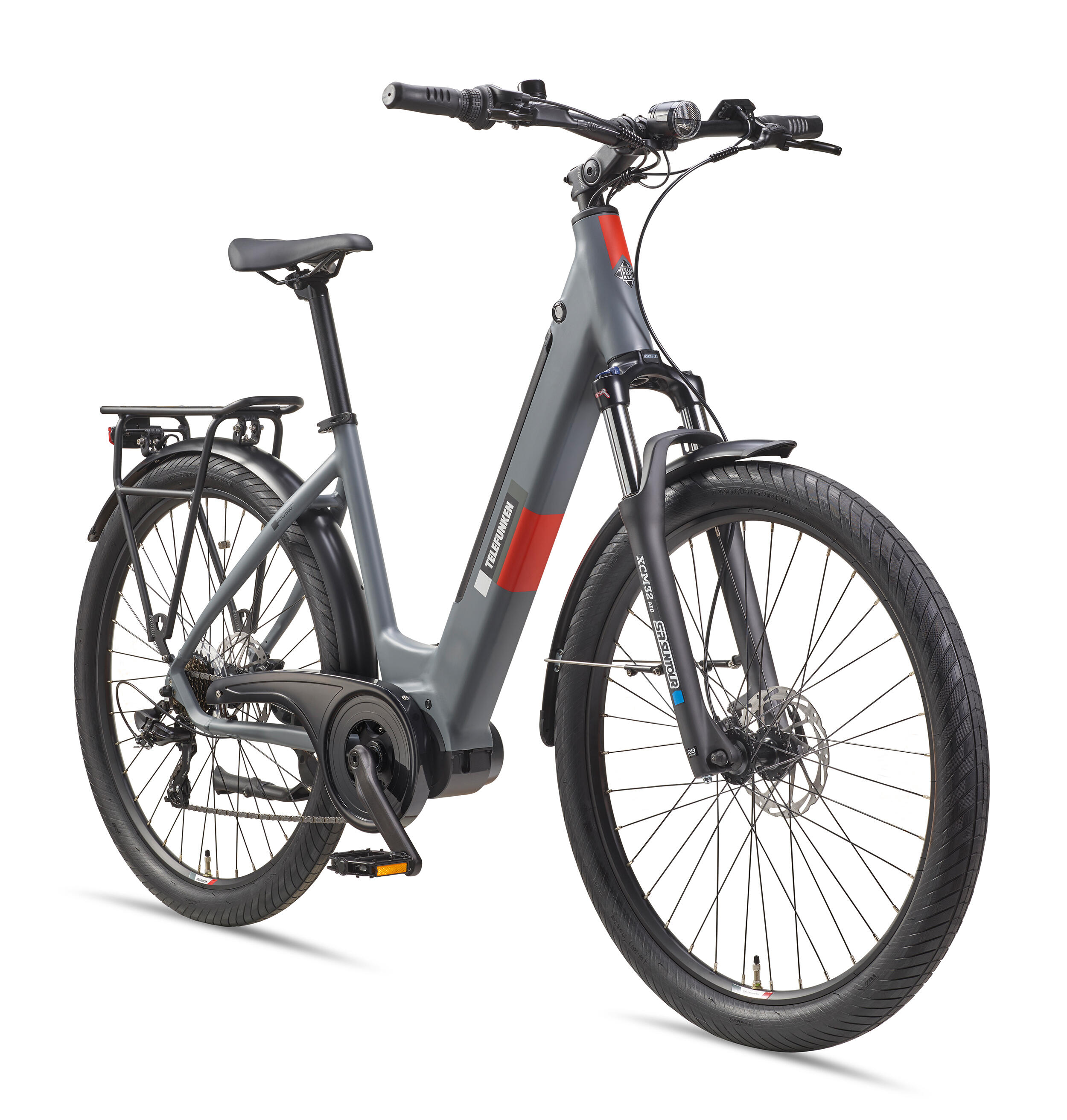 E-Bike SUV500 27,5 Zoll 7-Gang Pedelec City Elektrofahrrad Mittelmotor 468 Wh 1/7