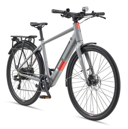 E-Bike UH200 28 Zoll 7-Gang Urban Pedelec City Elektrofahrrad leicht grau