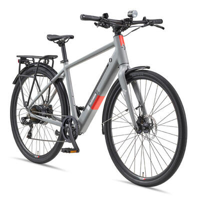 E-Bike UH200 28 Zoll 7-Gang Urban Pedelec City Elektrofahrrad leicht grau
