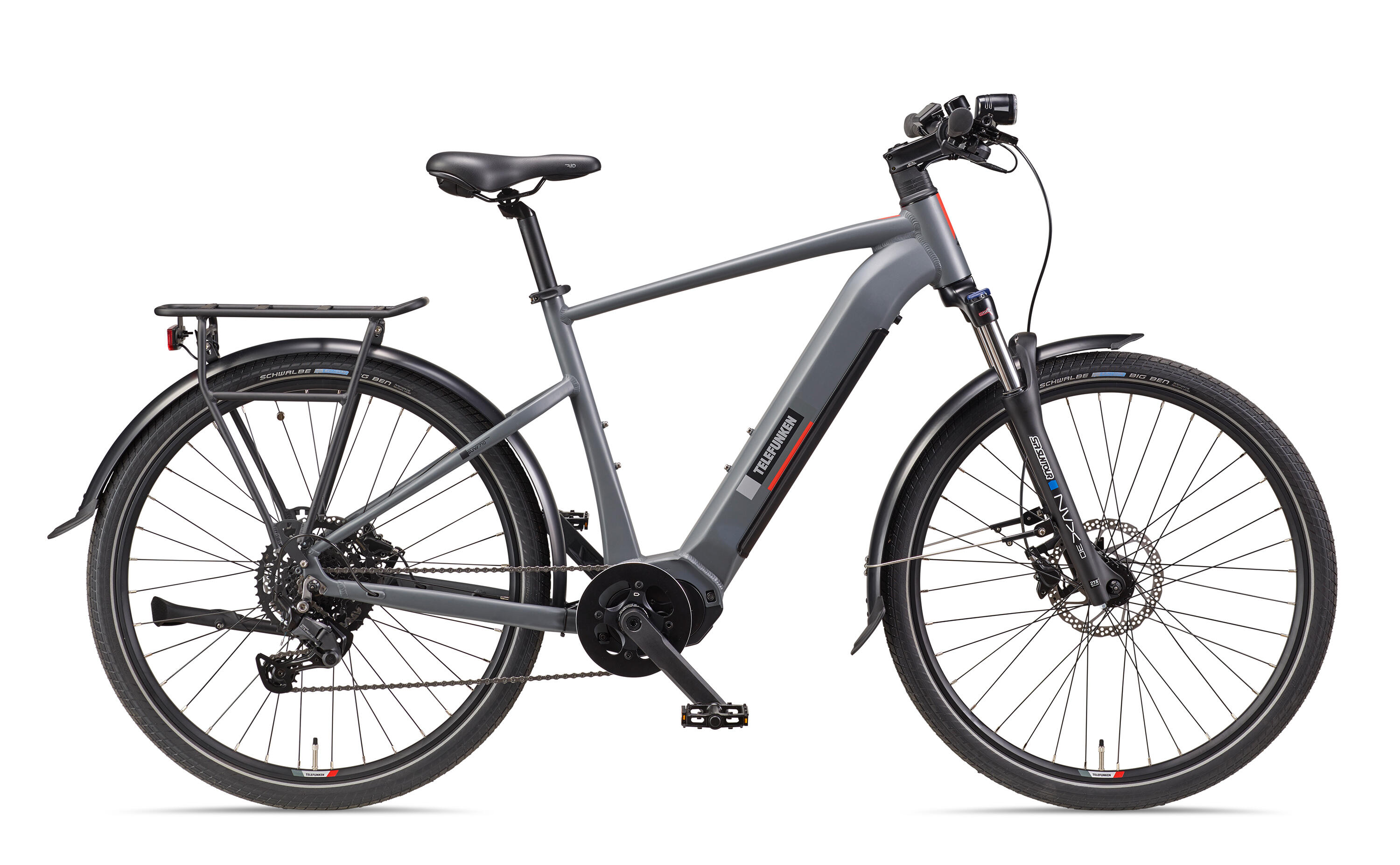 E-Bike SUV710 27,5 Zoll 9-Gang Pedelec City Elektrofahrrad Mittelmotor 720 Wh 2/7