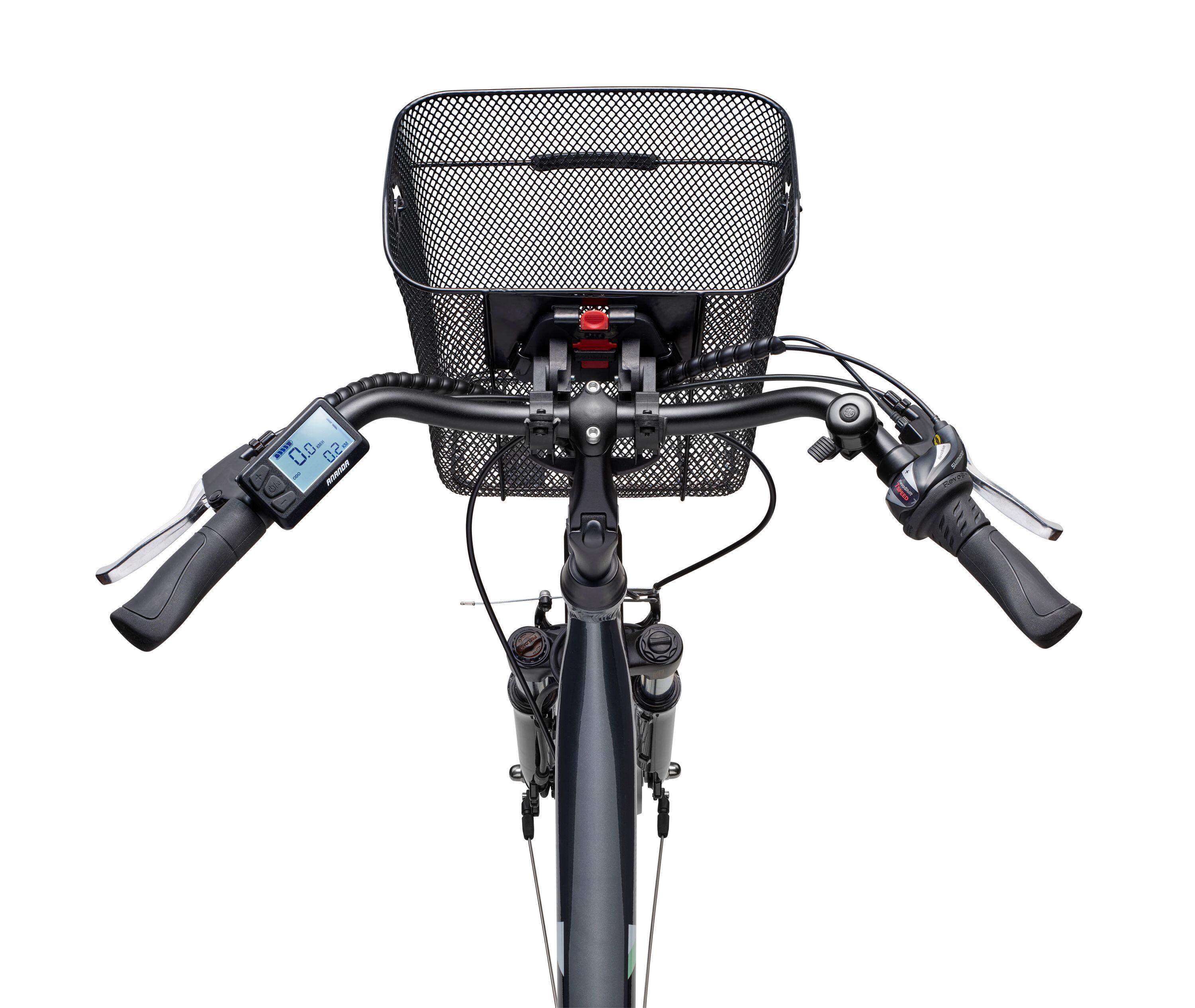 E-Bike RC822 28 Zoll 7-Gang Pedelec City Elektrofahrrad Herren Damen grau 4/7