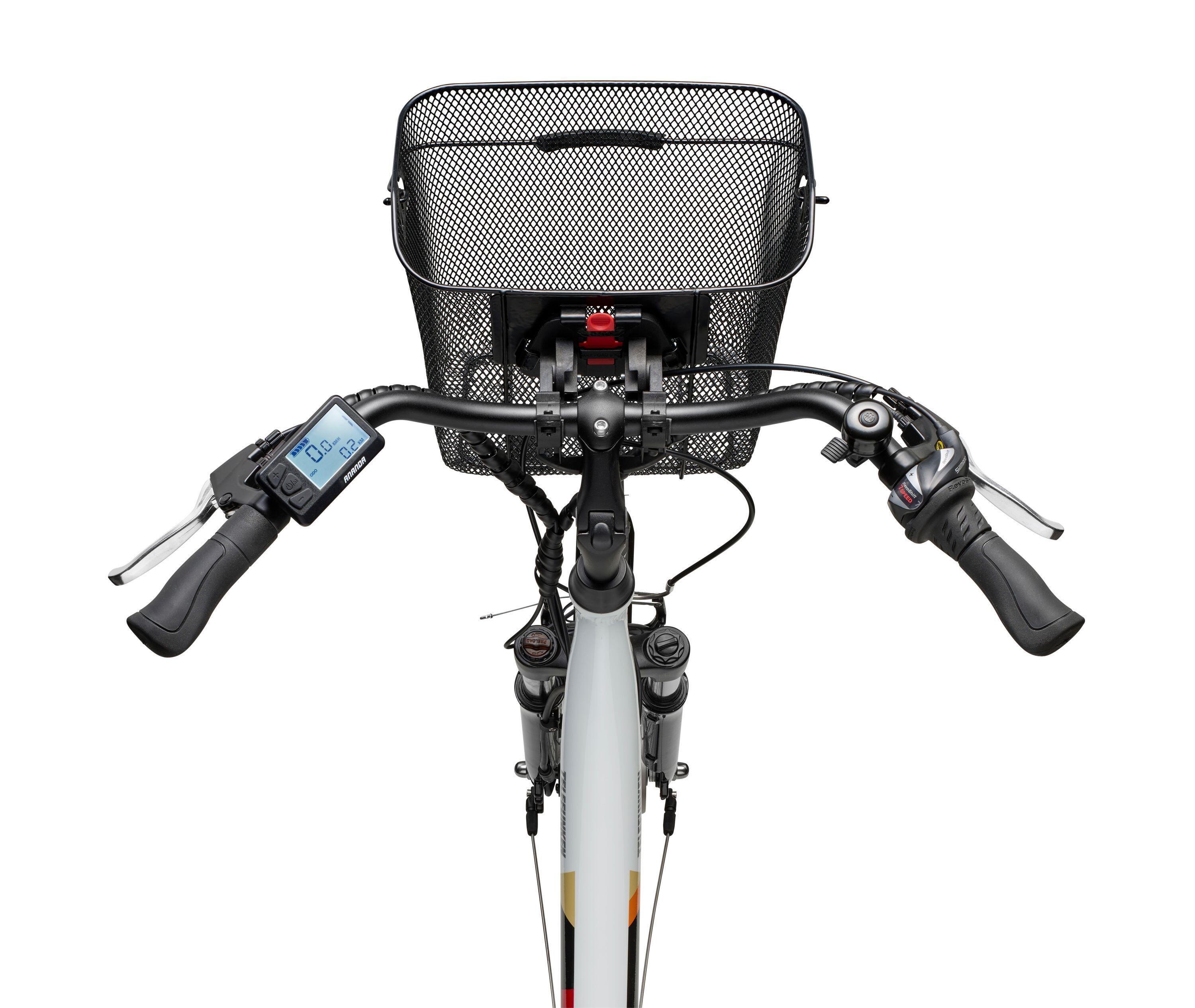 E-Bike RC822 28 Zoll 7-Gang Pedelec City Elektrofahrrad Herren Damen weiß 4/7