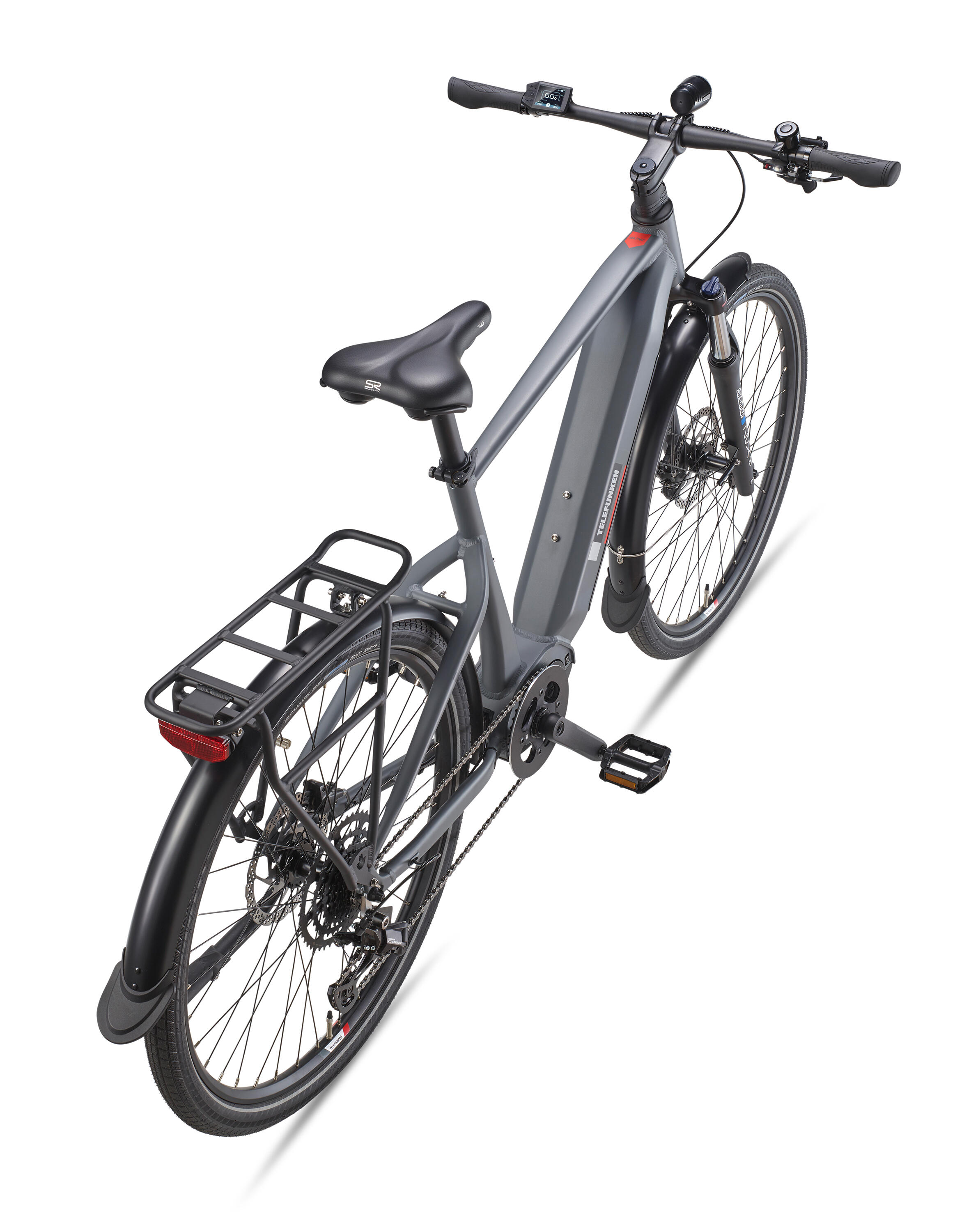 E-Bike SUV710 27,5 Zoll 9-Gang Pedelec City Elektrofahrrad Mittelmotor 720 Wh 3/7