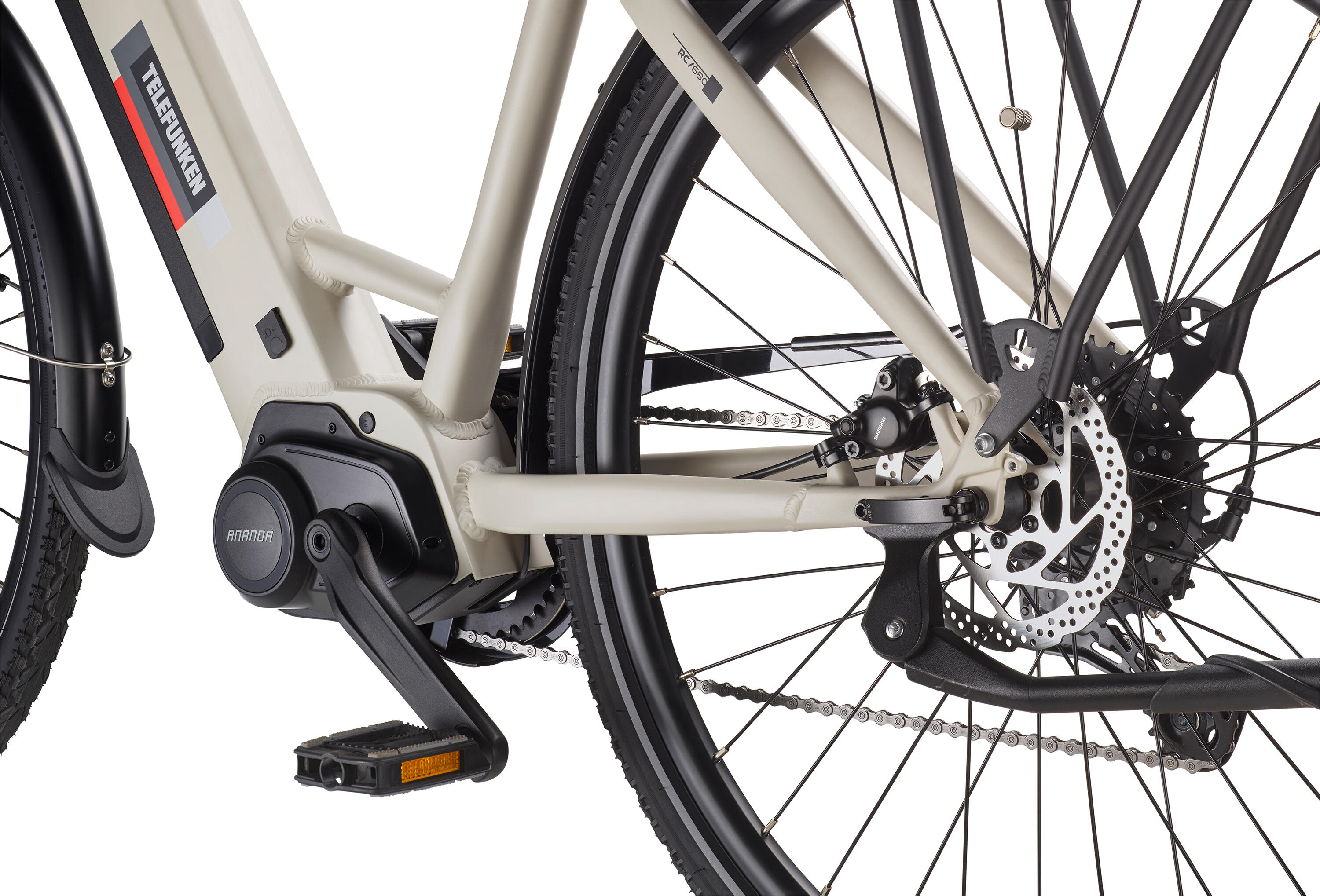 E-Bike RC680 28 Zoll 10-Gang Pedelec City Elektrofahrrad Mittelmotor 705,6 Wh 5/7