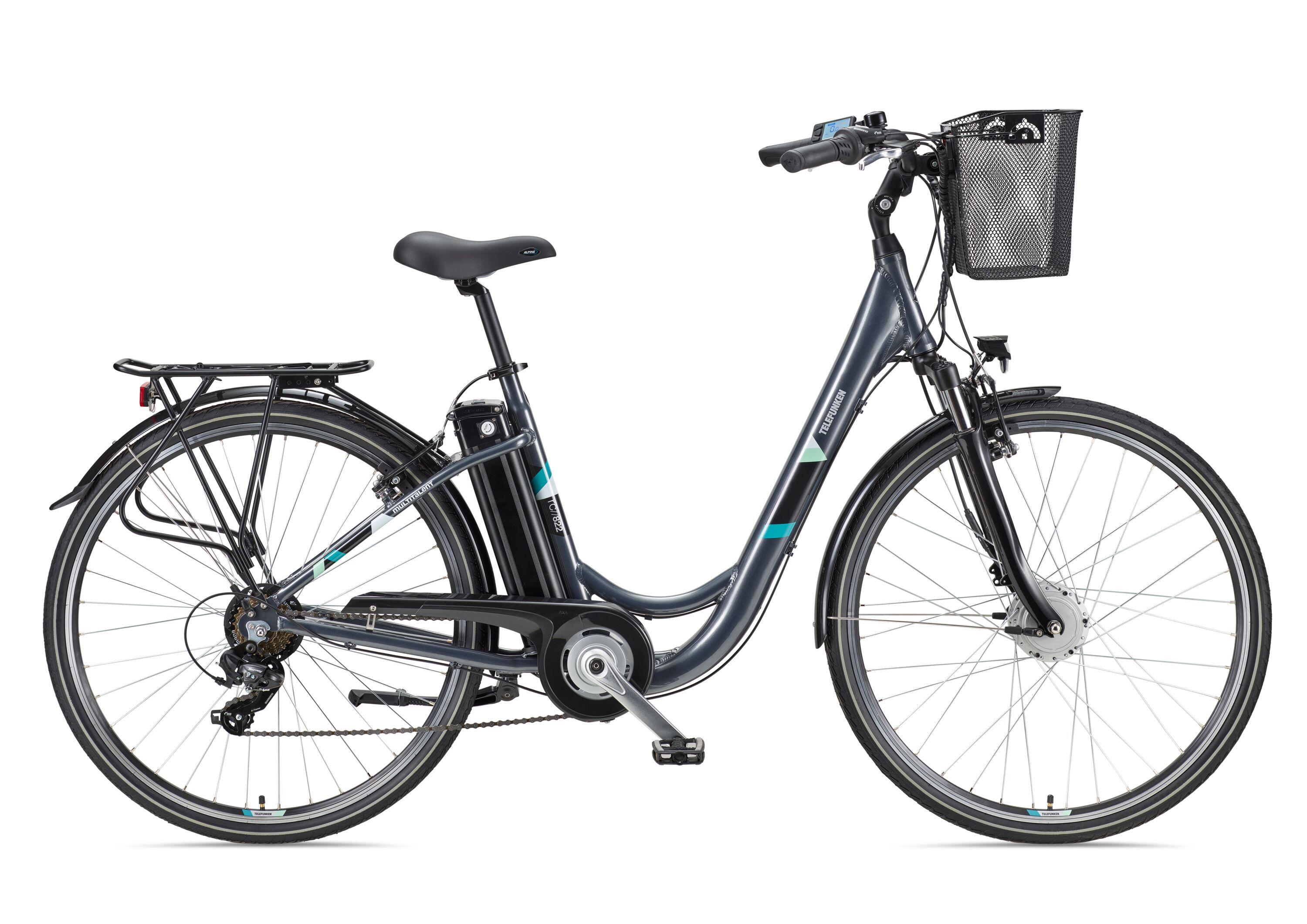 E-Bike RC822 28 Zoll 7-Gang Pedelec City Elektrofahrrad Herren Damen grau 2/7