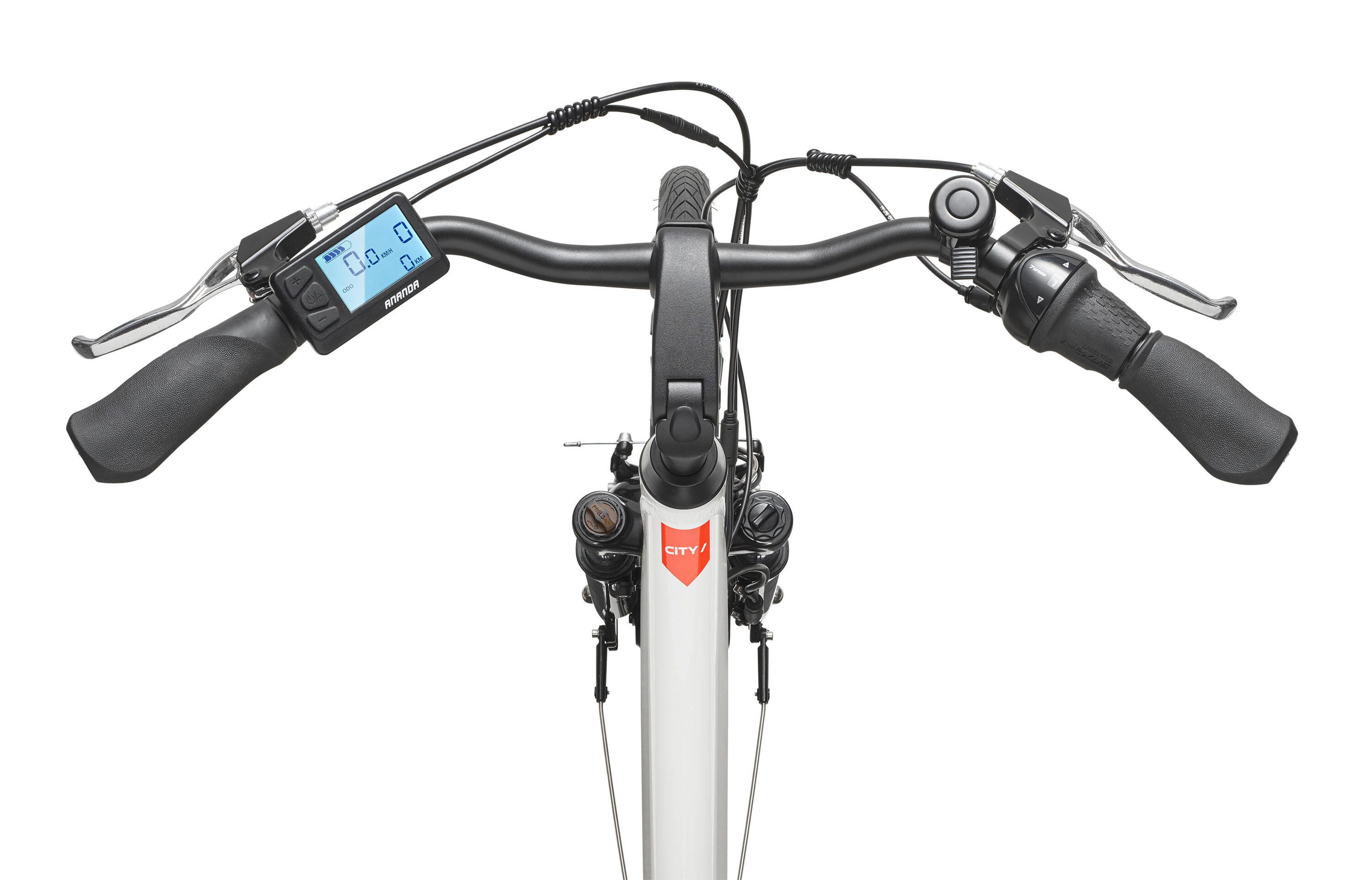 E-Bike RC845 28 Zoll 7-Gang Pedelec City Elektrofahrrad Herren Damen weiß 4/7