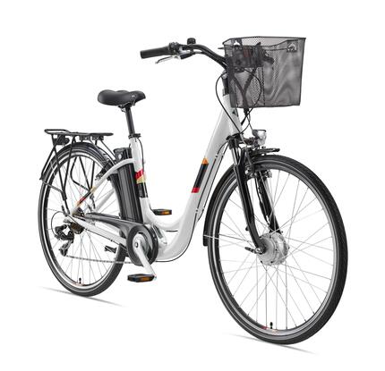E-Bike RC822 28 Zoll 7-Gang Pedelec City Elektrofahrrad Herren Damen weiß