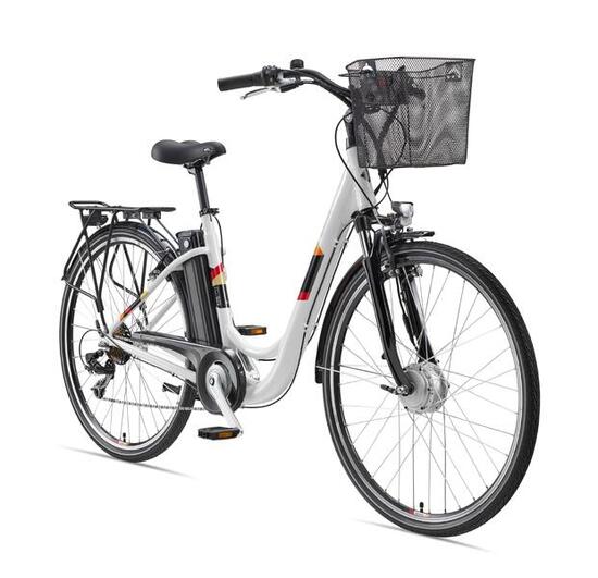 E-Bike RC822 28 Zoll 7-Gang Pedelec City Elektrofahrrad Herren Damen weiß