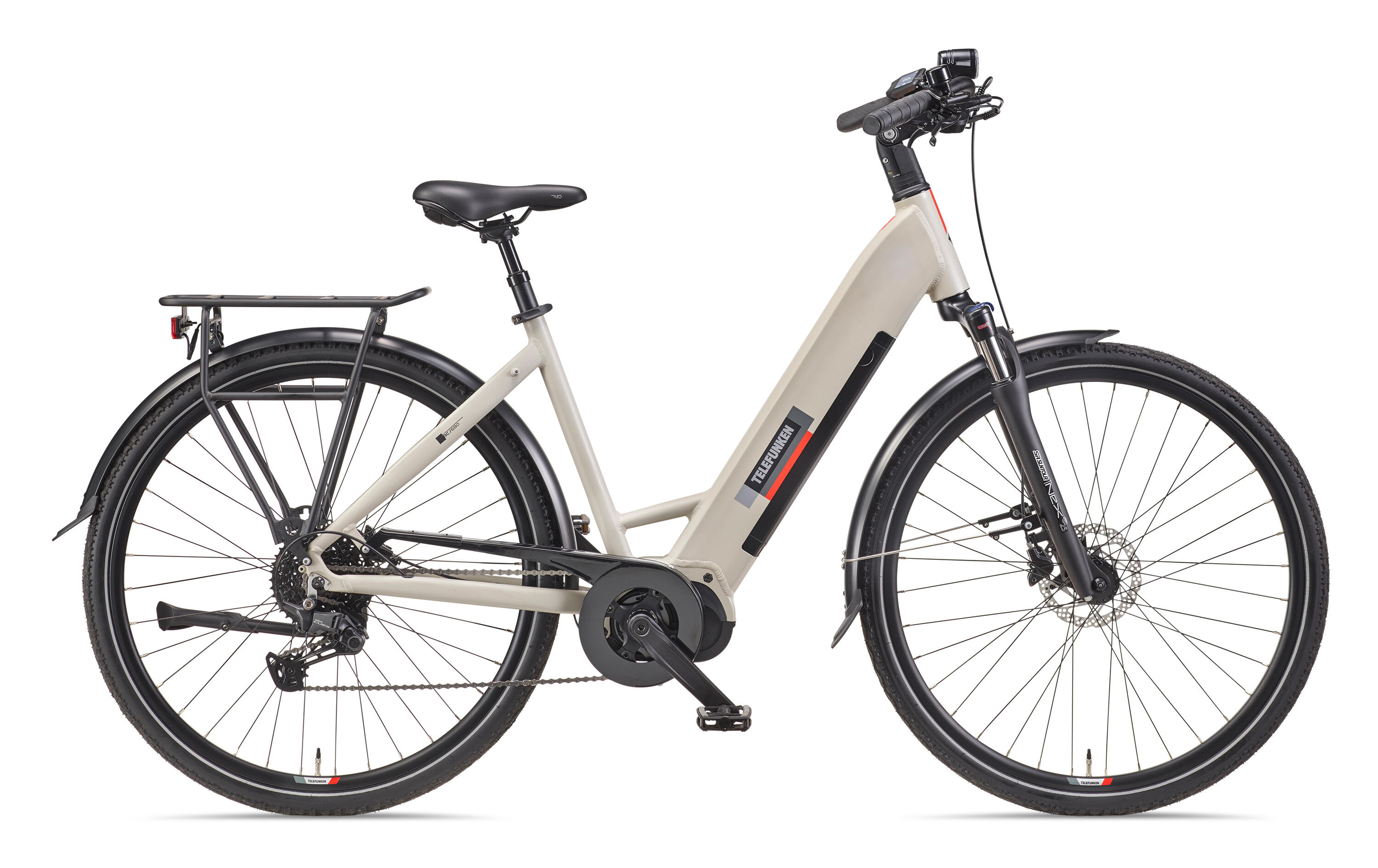 E-Bike RC680 28 Zoll 10-Gang Pedelec City Elektrofahrrad Mittelmotor 705,6 Wh 2/7