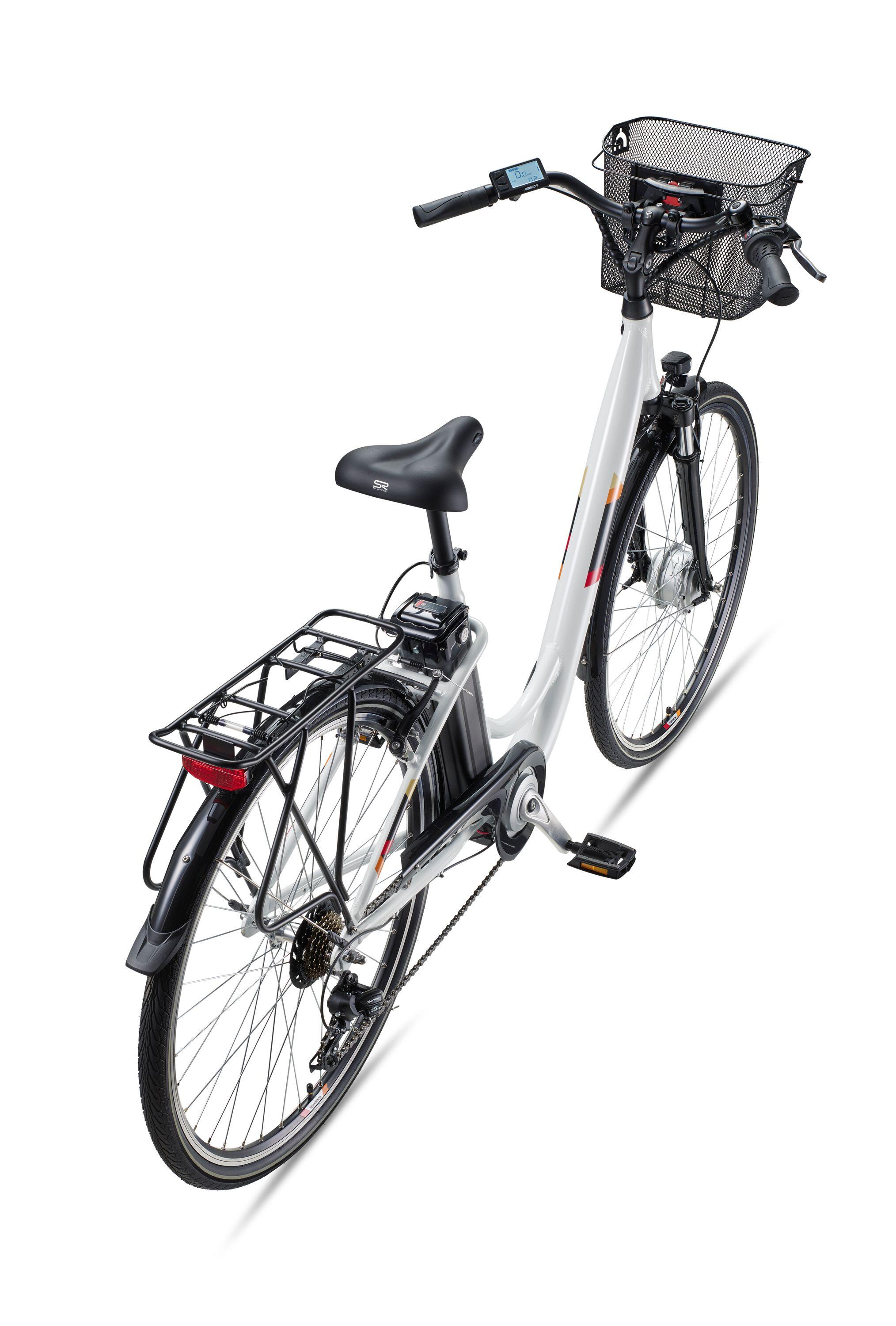 E-Bike RC822 28 Zoll 7-Gang Pedelec City Elektrofahrrad Herren Damen weiß 3/7