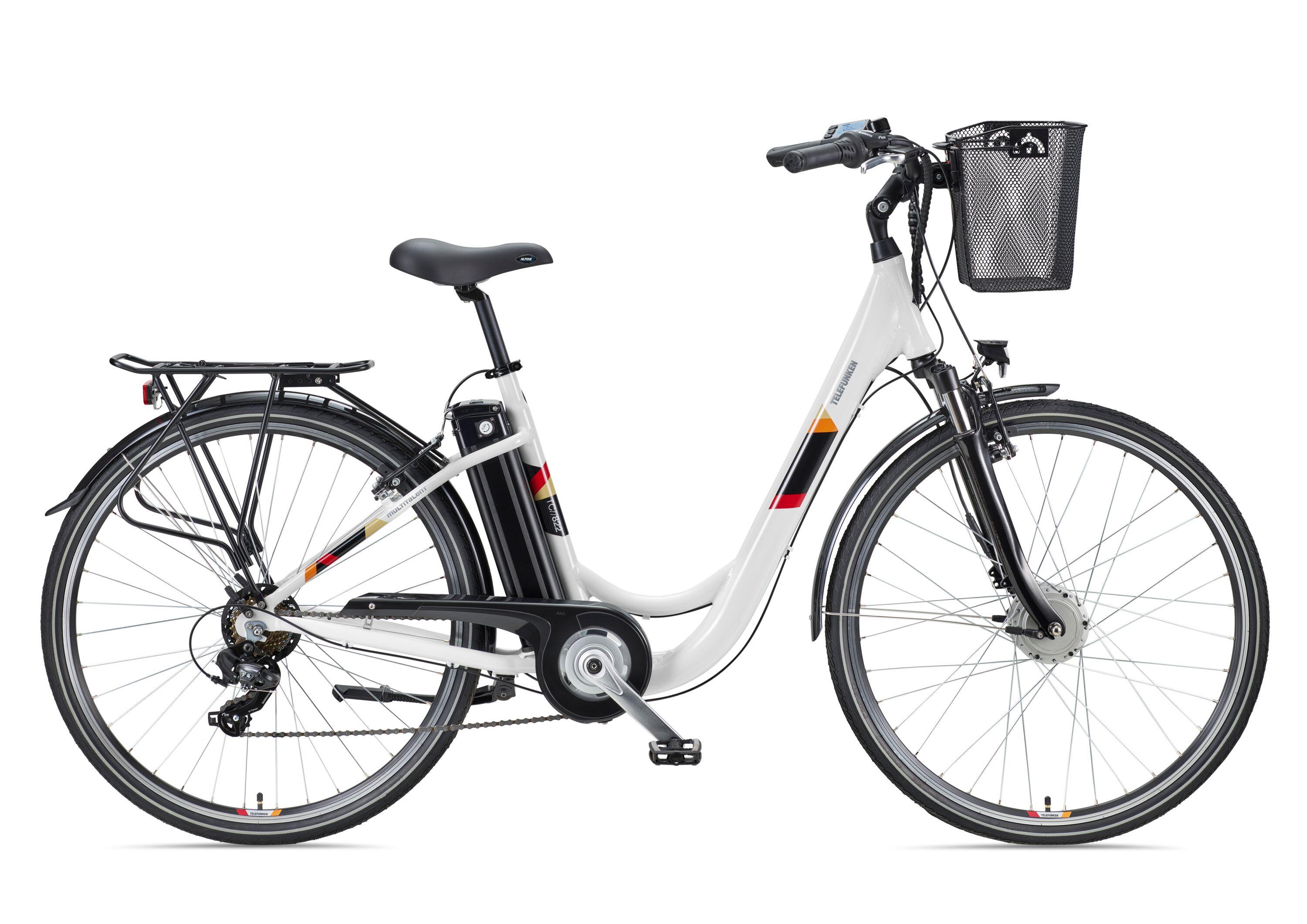 E-Bike RC822 28 Zoll 7-Gang Pedelec City Elektrofahrrad Herren Damen weiß 2/7