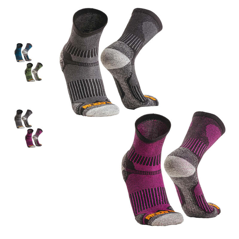 Alpaga Mérinos Chaussettes de randonnée, thermiques de trekking rembourrées.