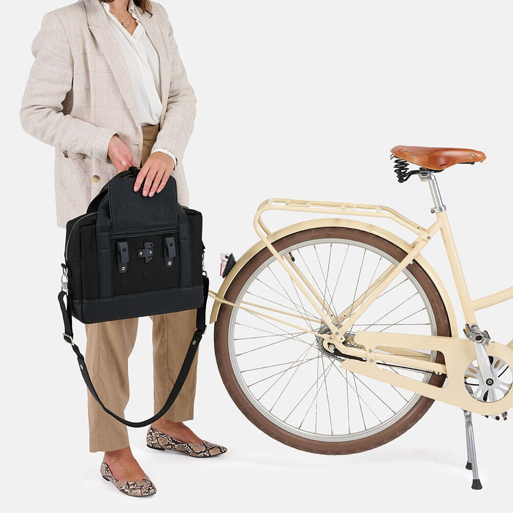 Weathergoods URBAN Aktentasche Fahrradtasche 10L, Schwarz 5/7