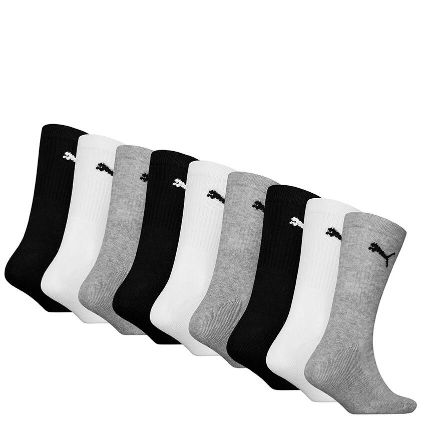 Puma JUNIOR CREW Kinder Tennis Socken für Mädchen und Jungen 9er Pack 2/2