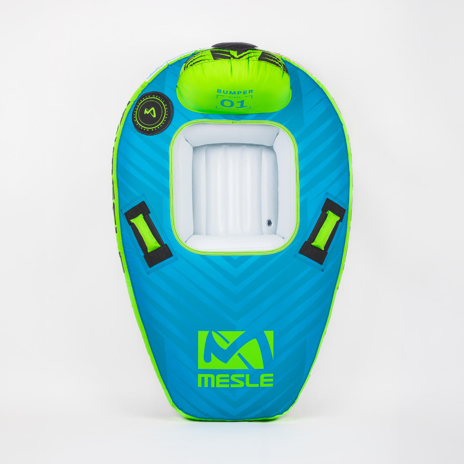 Bouée Tractable Bumper avec Corde 1 Place Gonflable Bateau & Jet Ski Nautique 2/6
