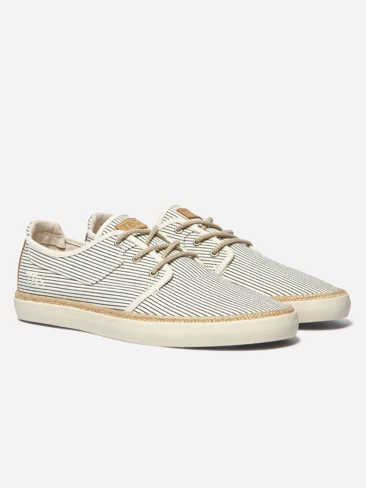 Zapatillas Lona Beige/Azul Marino Hombre TBS RUKKWAI 3/7
