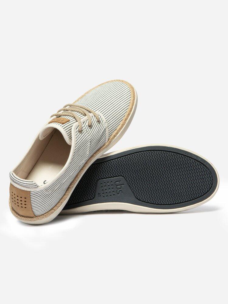 Zapatillas Lona Beige/Azul Marino Hombre TBS RUKKWAI 5/7
