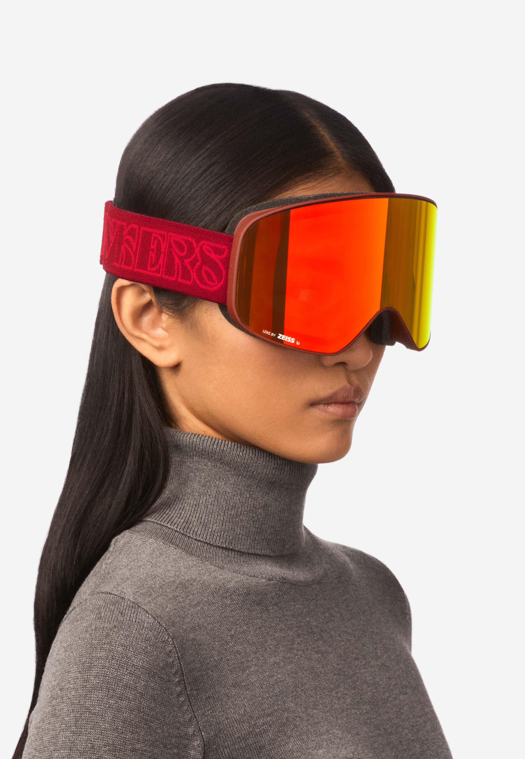 HAWKERS - Skibril voor Mannen en Vrouwen ARTIK BIG - BURGUNDY RED 4/8