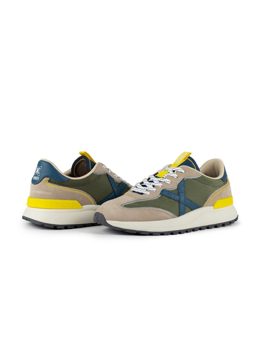 Zapatillas para Hombre Munich Dynamix 03 Verde 3/5