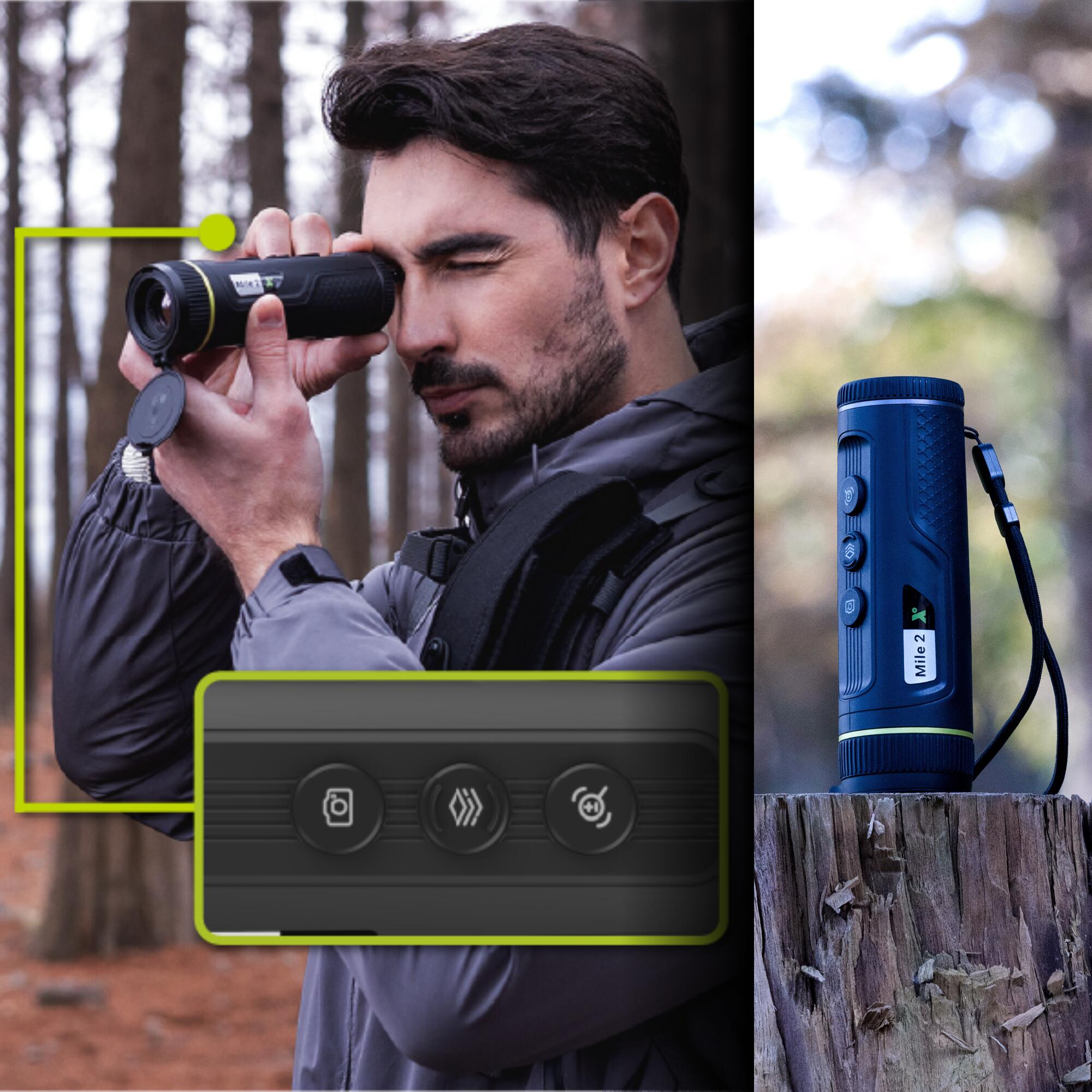Monocular Térmico 15 mm PIXFRA Mile 2 M215M AMOLED de 800 x 600 IP67- WIFI 2/7