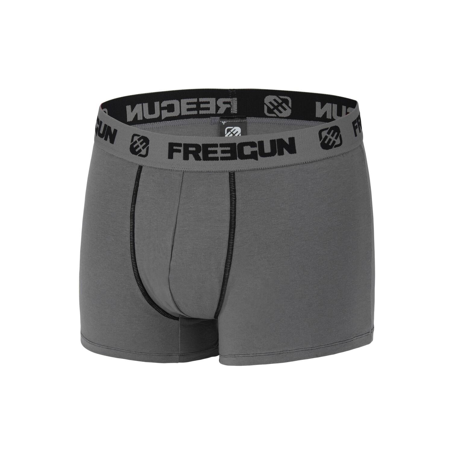 Lot de 4 Boxers garçon coton Gris 4/5
