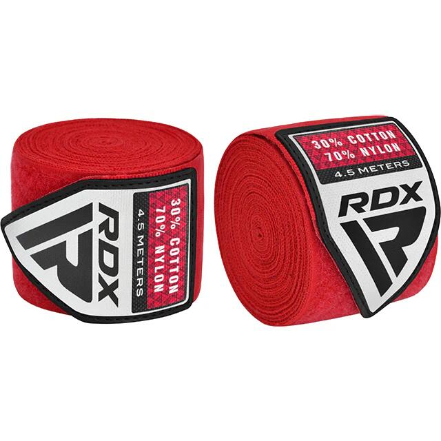 RDX Bandes de Boxe WX Pro 4.5 m – Rouge 5/6