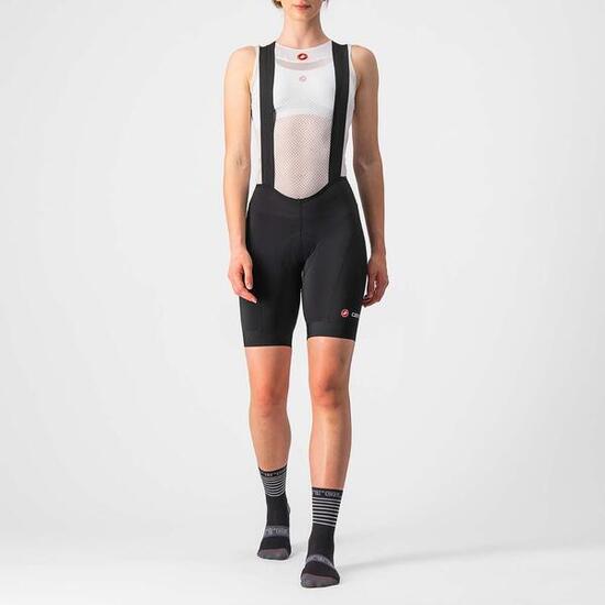 Kurze Fahrradhose mit Trägern - ENDURANCE LADY