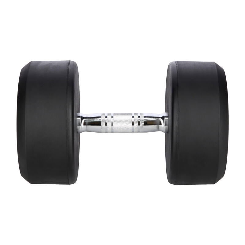 Gantere oțel cromat 1–70 kg mâner striat fitness profesional HMS HG PRO