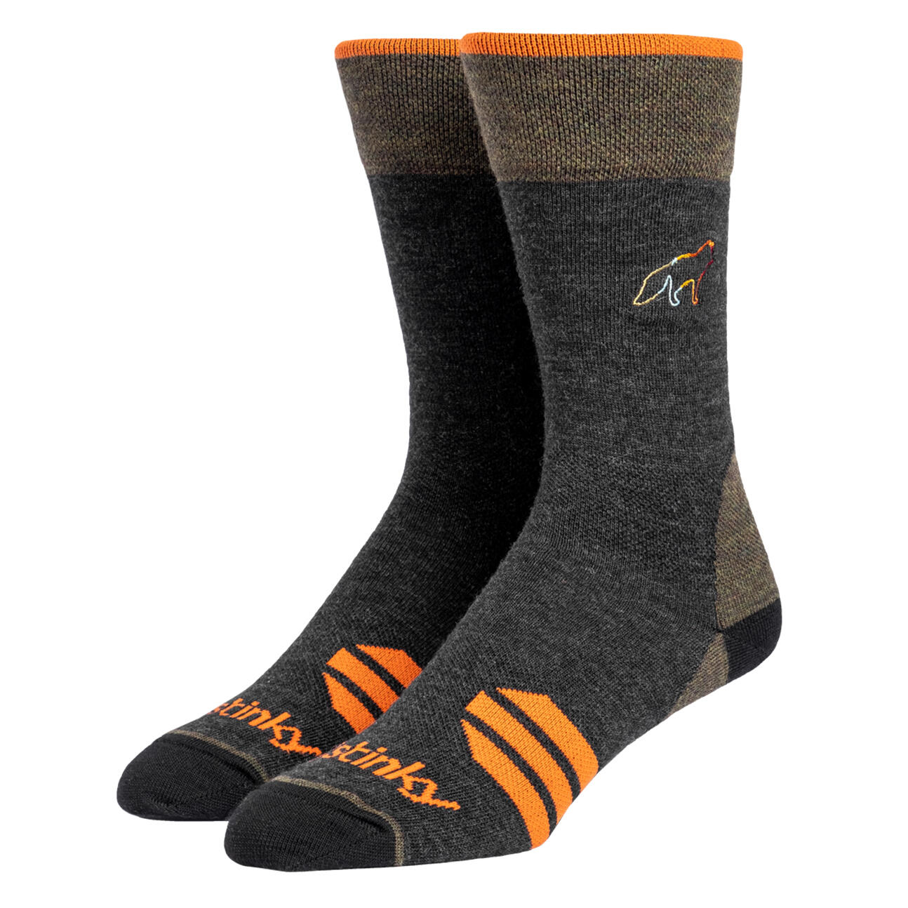 STINKY SOCKS Stinky Socks The Fox Crew Gray