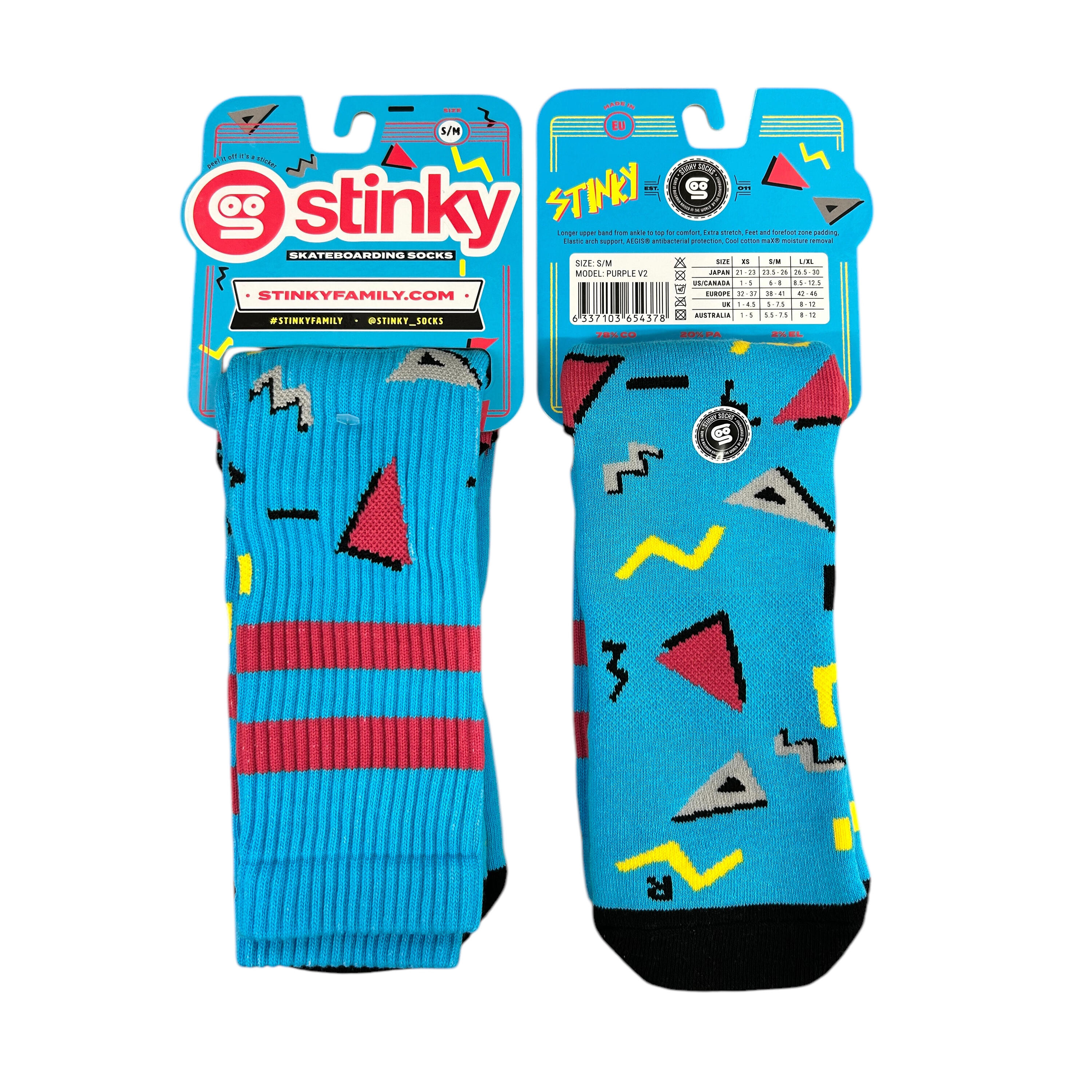 Stinky Socks Purple V2 2/3