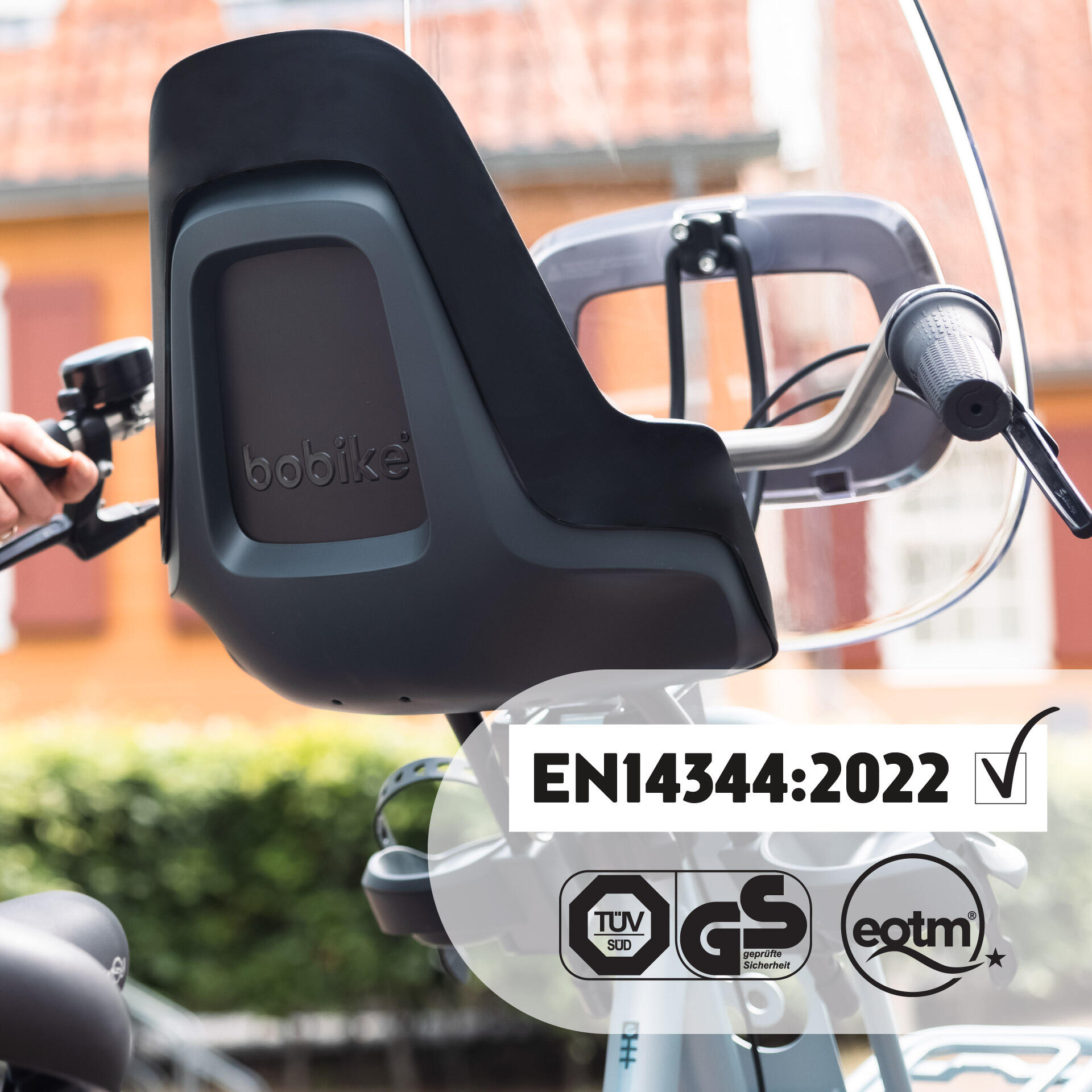 Siège Jeune Enfant Vélo Frontale GO Noir Urbain 6/8
