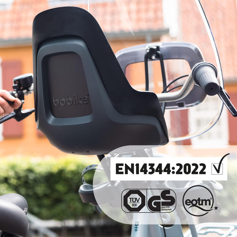 Scaun Frontal pentru Bebeluși pentru Bicicletă GO Negru Urban