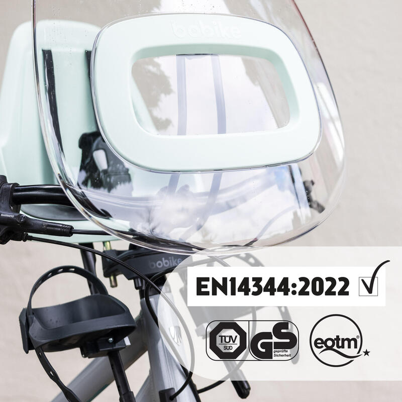 Siège Jeune Enfant Vélo Frontale GO Menthe Marshmallow