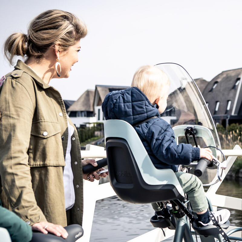 Siège Jeune Enfant Vélo Frontale GO Menthe Marshmallow