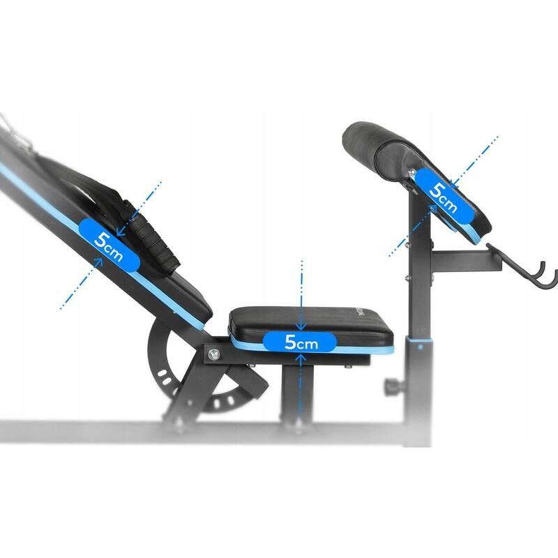 Zestaw kulturystyczny Thunder SET-VIGOR-C-HBG-03-117,5KG