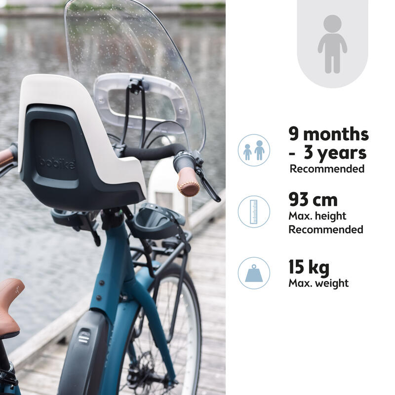 Siège Jeune Enfant Vélo Frontale GO Vanille