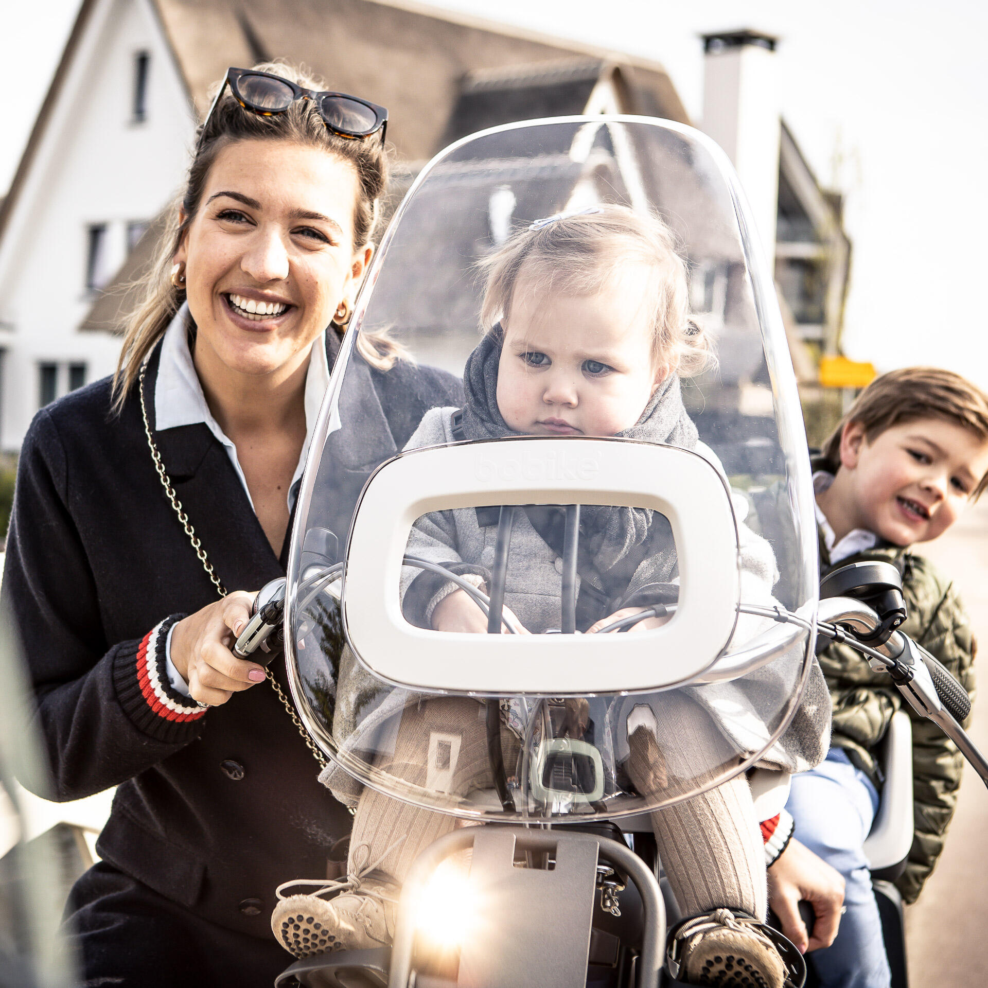Siège Jeune Enfant Vélo Frontale GO Vanille 7/8