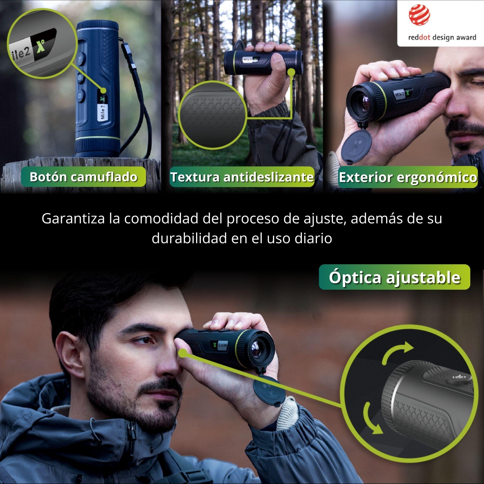 Monocular Térmico 15 mm PIXFRA Mile 2 M215M AMOLED de 800 x 600 IP67- WIFI 3/7