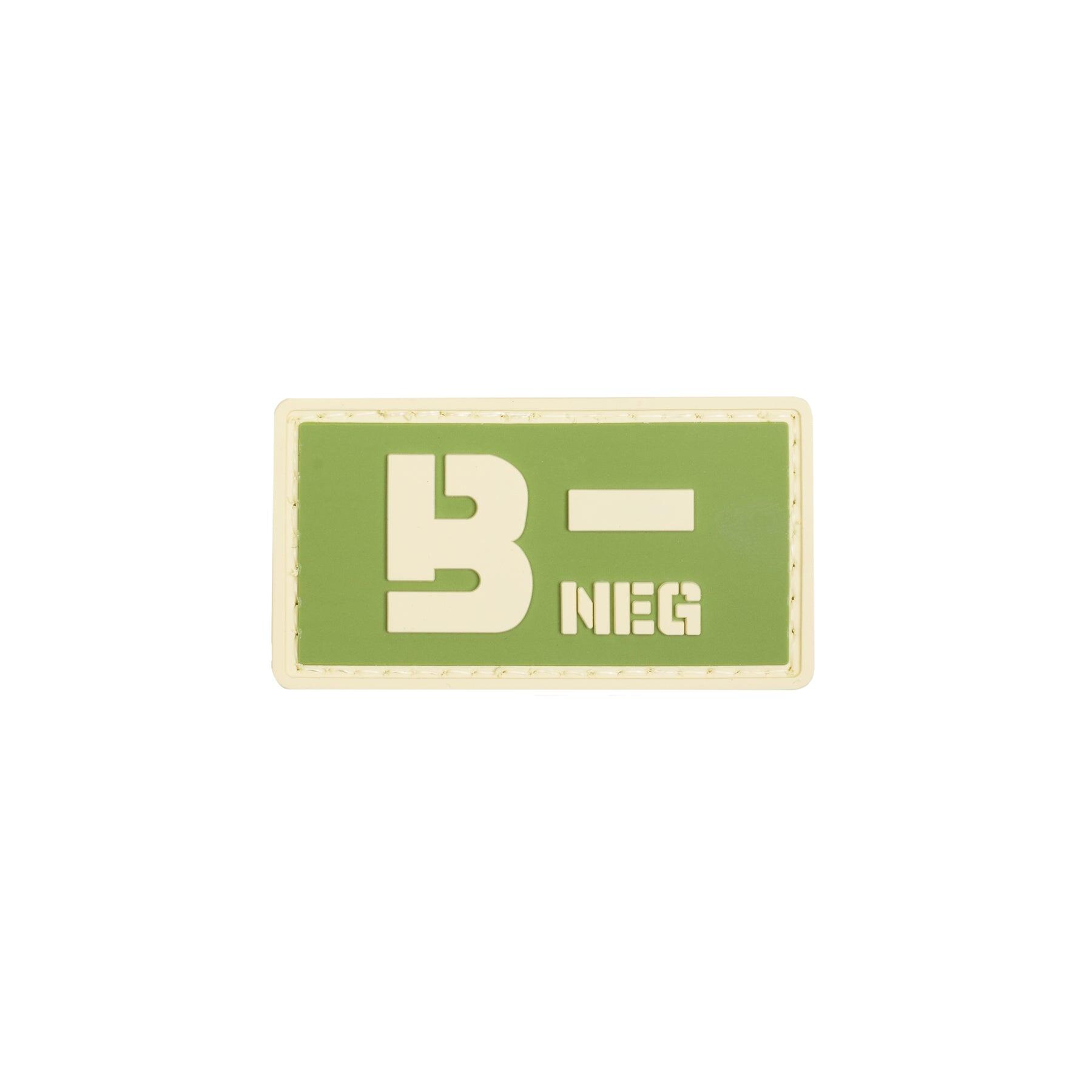 Elitex Training Bloedgroep B- Pvc klittenband voor rugzakken 1/1